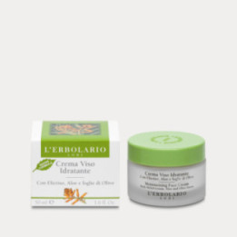 Crema Viso Idratante con Elicriso  Aloe e foglie di Olivo 50 ml
