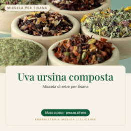 Uva ursina composta – sfusa  100 g