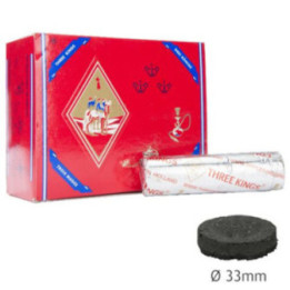 Carboncini per incenso 3 King’s Ø 33 mm – rotolo