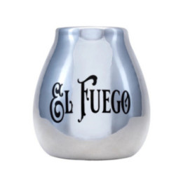 Calabaza in ceramica El Fuego argento – 350 ml