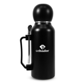 YerbaGo nero – thermos 1 3 L con calabaza e bombilla