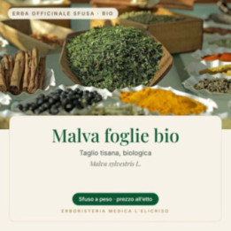 Malva foglie bio – sfusa  100 g