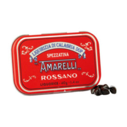 Liquirizia pura Rossa Amarelli DOP – scatolina in latta 40 g